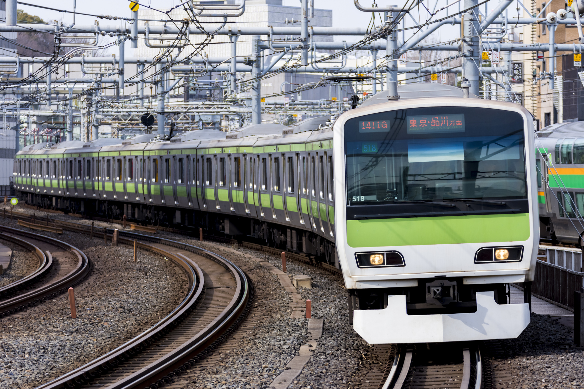 The Yamanote Line, which runs in a loop in central Tokyo, is one of the busiest in the country.