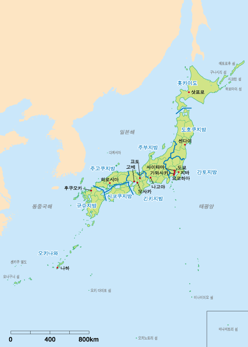 일본지도