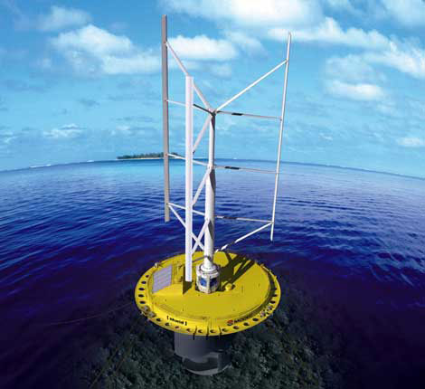 “Darrieus windmill” that can efficiently generate electricity with wind from any direction