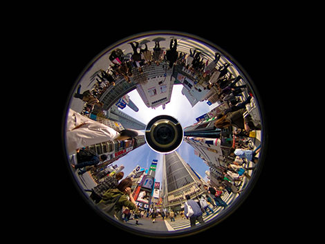 街の中心で見えるもの