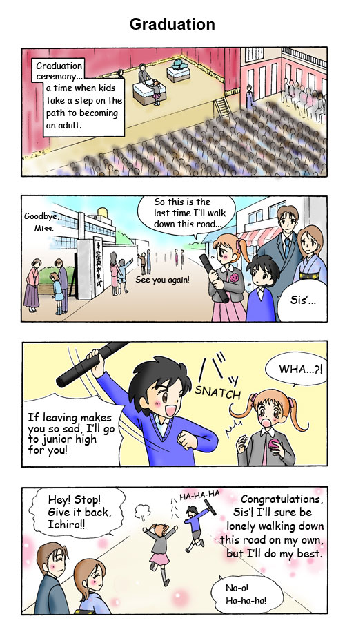 March: Graduation