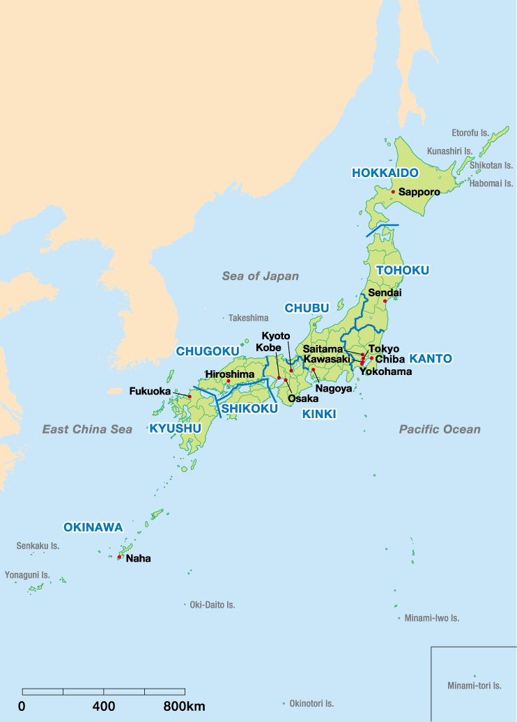 Map of Japan