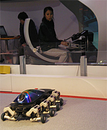 This is the Halluc II robot, and its ‘control cockpit’ Hull