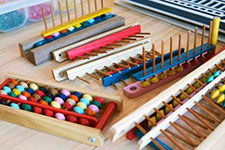 “My Abacus” – you can make it up with your own choice of colored components (Photo courtesy of DAIICHI CO. LTD)