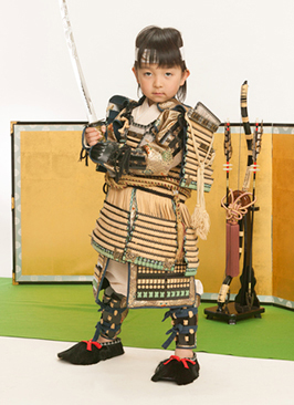 During Tango no Sekku (May 5), which celebrates boys, brave warrior styles prove to be popular