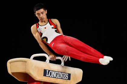 El gimnasta Kenzo Shirai que se espera participe en los Juegos Olímpicos de Tokio 2020（Getty）