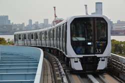 Yurikamome, a pioneering computer-operated mass-transit system in Tokyo.