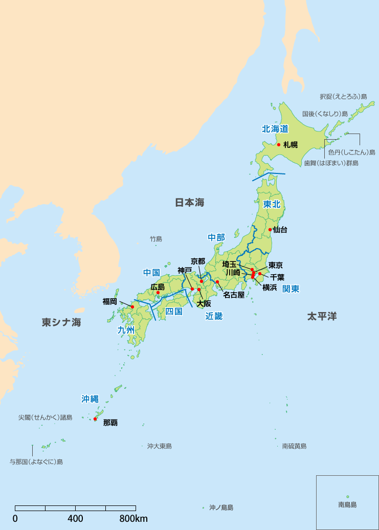 日本地図