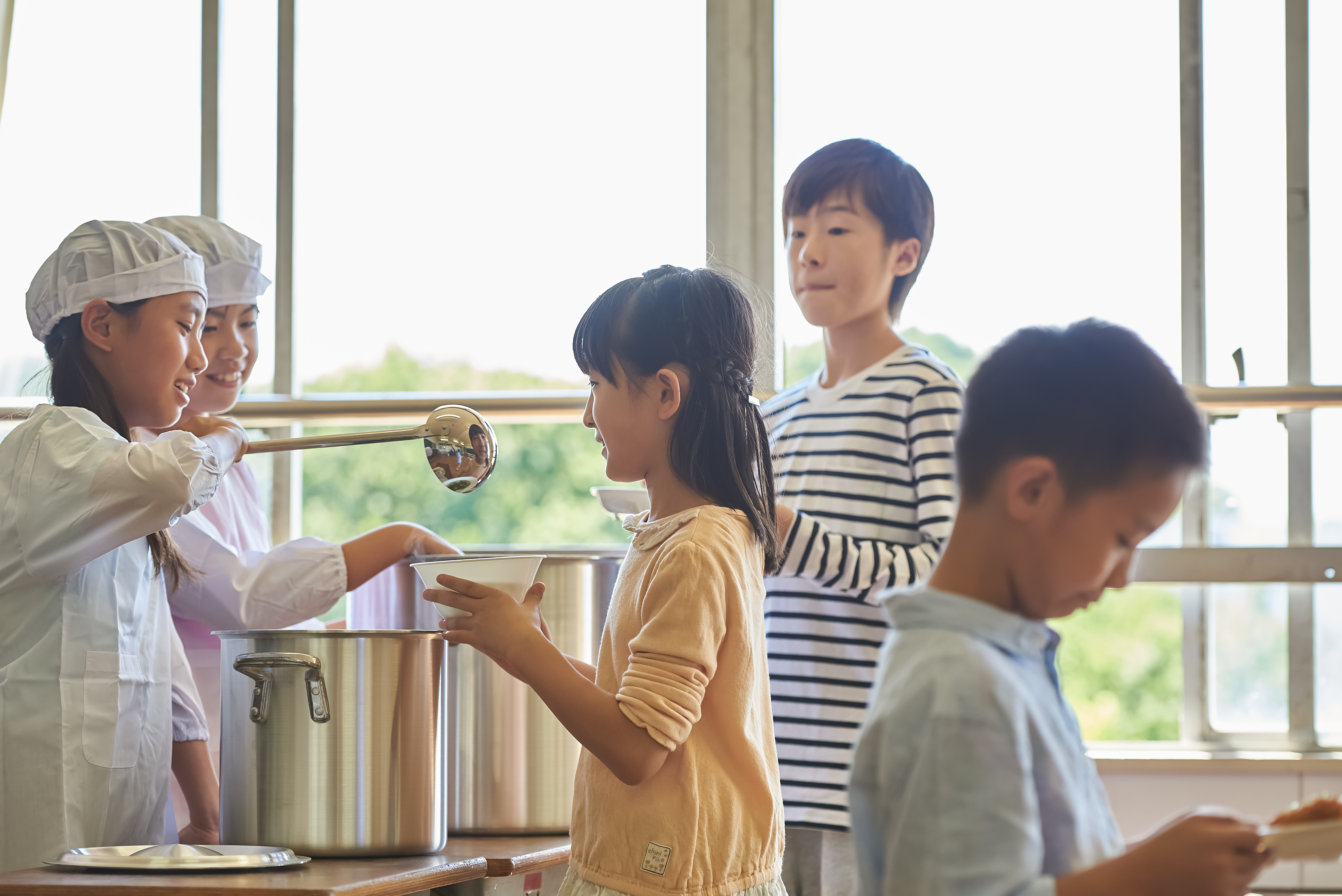 給食の様子