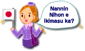 Nannin Nihon e ikimasu ka?