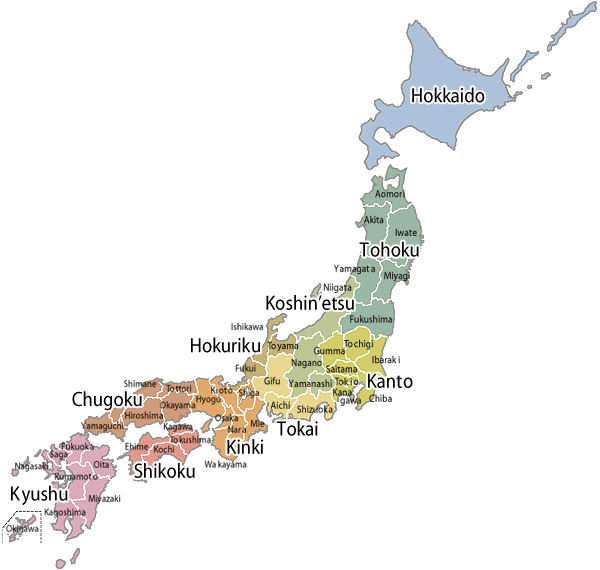 Japan Map