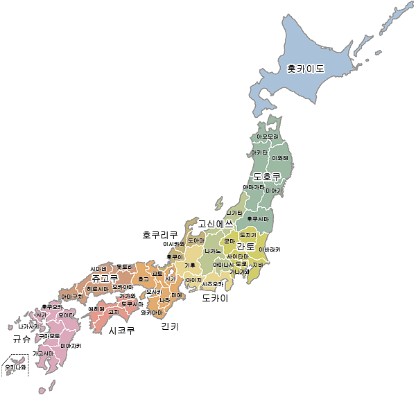 Japan Map