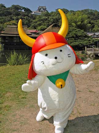 Hiko-nyan. (Photo courtesy of Hikone City, Shiga Prefecture)