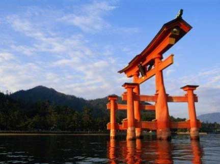 Itsukushima Shrine. (C)Getty images