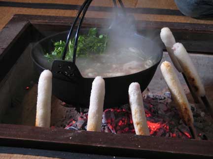 A delicious kiritampo hotpot.