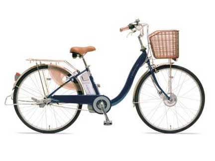 An Eneloop Bike. (C)SANYO Electric Co.,Ltd.