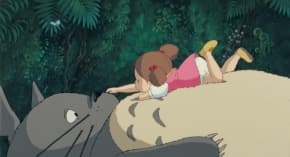 My Neighbor Totoro, 1988. In Ghibli films, children come face to face with otherworldly beasts, both terrifying and friendly. (© 1988 Hayao Miyazaki/Studio Ghibli)