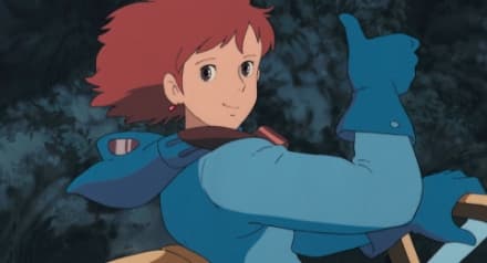 1984’s Nausicaä of the Valley of the Wind, the film that started Studio Ghibli. Strong female protagonists like the titular princess Nausicaä have been at the forefront of Ghibli films since the very beginning. (© 1984 Hayao Miyazaki/Studio Ghibli, H)