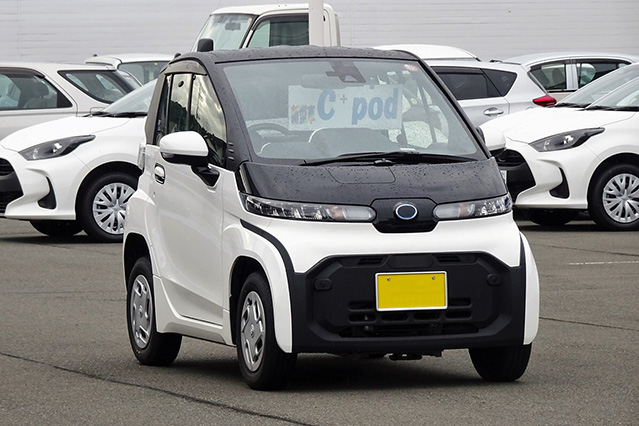 The Toyota C+pod is small even by kei standards.