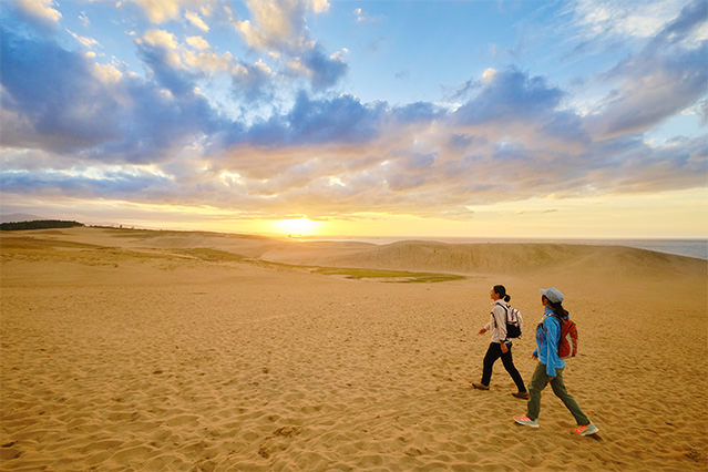 Experience the marvels of the Tottori Sand Dunes.