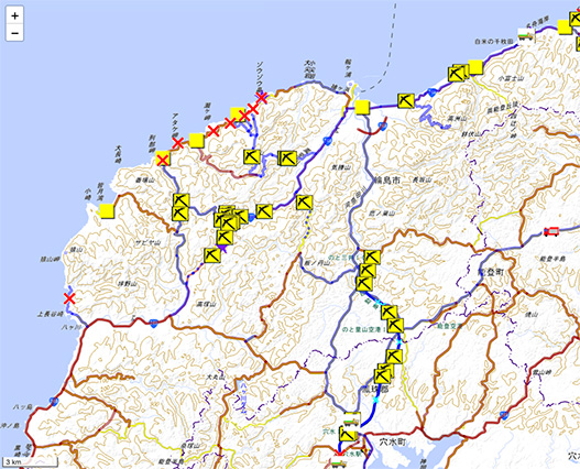 La gestión de datos en tiempo real basada en la plataforma IoT puede usarse para crear mapas detallados y actualizados que pueden ayudar tanto a los usuarios como a los trabajadores de carreteras, logrando evaluar con más facilidad el estado de las labores de recuperación.