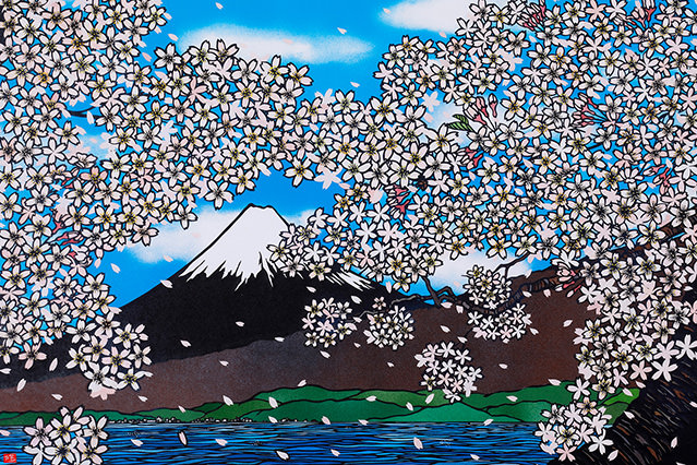 Sometimes it’s easy to forget that the art is made from cut paper, such as with the works of KUBO Shu.  (Photo courtesy of KUBO Shu Kirié Museum)