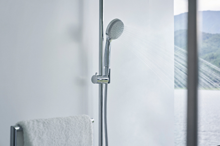 Ultrafine bubble water being used in showers and kitchens, via an ultrafine bubble hot water system.