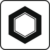 Kamon associated with the Shinto and Buddhist faiths. Motif of a turtle shell